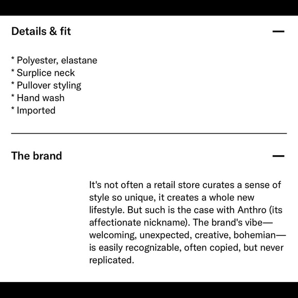 Nwt anthropologie Eva surplus seamless bralette s/m - Picture 7 of 7